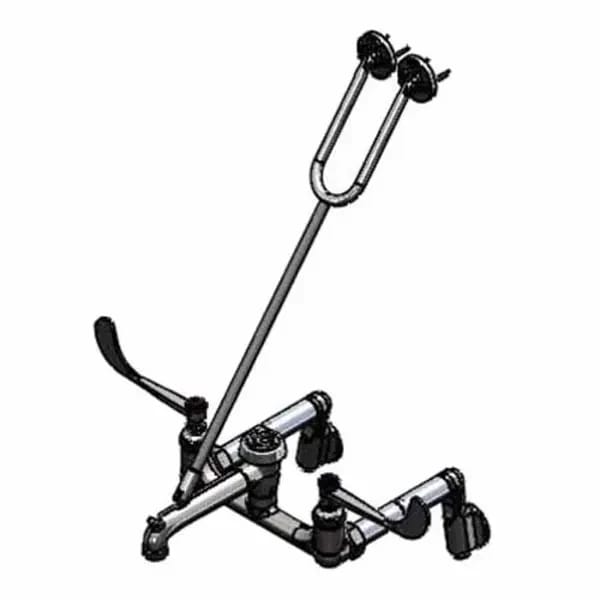 T&S B-0655-04 8" Wall Mount Service Sink Faucet — view 1
