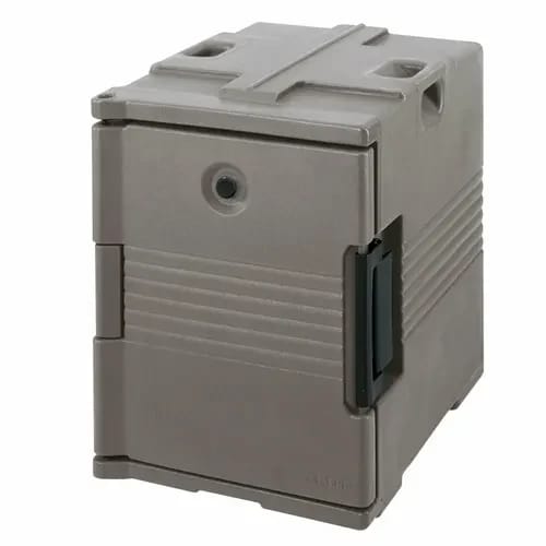 Cambro Ultra Pan Carrier UPC400194 Insulated Granite Sand Front Loader Food Carrier — view 1