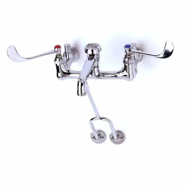 T&S B-0657 8" Wall Mount Service Sink Faucet — view 2