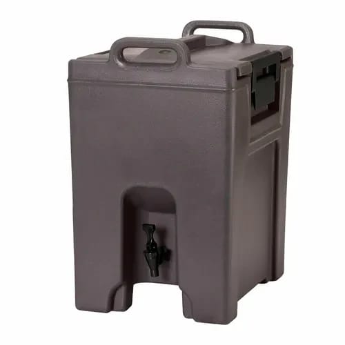 Cambro Camtainer UC1000194 10-1/2 Gallon Insulated Granite Sand Beverage Dispenser — view 2