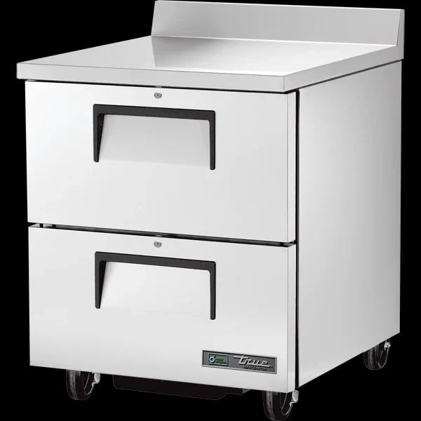 True TWT-27D-2-HC Worktop Refrigerator, 27", 2 Drawers