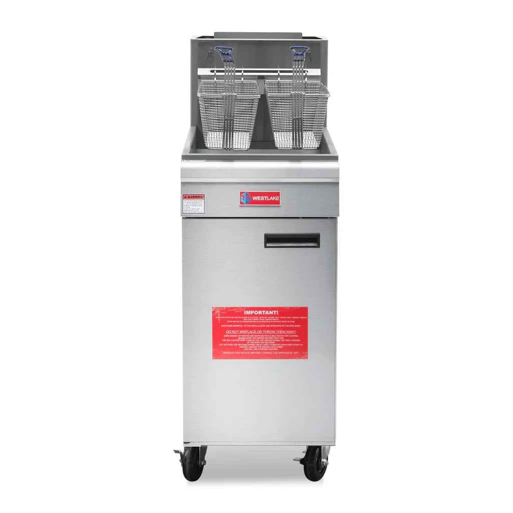 Westlake GF90 Deep Fryer 15.5" 90,000 Btu 40 lb Oil Capacity