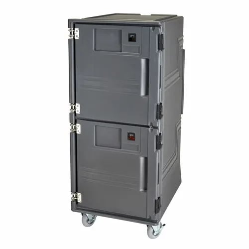 Cambro Pro Cart Ultra PCUCHSP615 Charcoal Gray Hot/Cold Cart