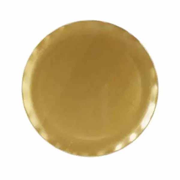 Thunder Group RF1020G Gold Pearl 20" Melamine Plate | Case of 2