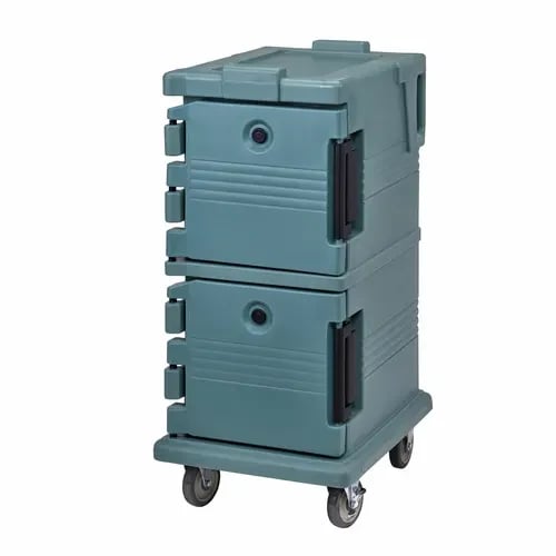 Cambro Ultra Cam Cart UPC600401 Insulated Slate Blue Front Loader Food Carrier