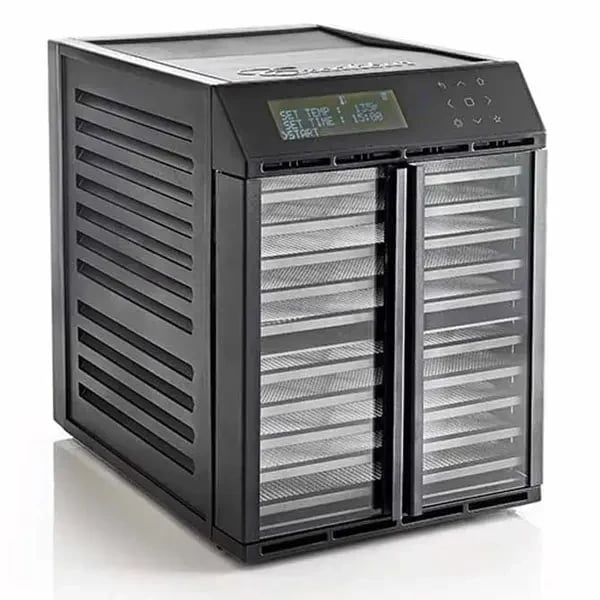 Excalibur RES10 10-Tray Dual Temperature Food Dehydrator with Digital Controls and Clear Doors