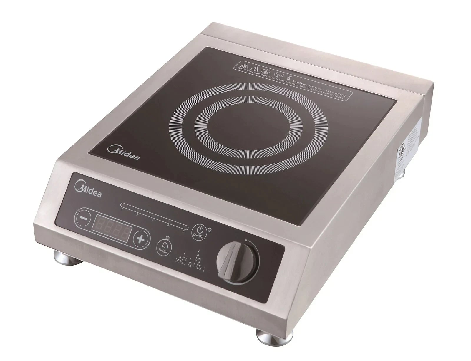 Midea- 3400 Watts Single Commercial Induction Cooker (MIC3400F)