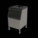 Kloppenberg CRB-30 Ice Storage Bin 300 Pound Capacity Polyethylene Interior