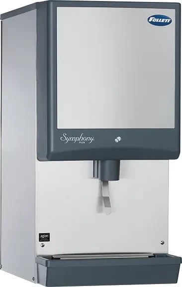 Follett Symphony Plus™ 12CI414A-LI Countertop Ice-Only Dispenser 425 Pound Daily Production 12 Pound Storage Lever Dispense Nugget Style Ice — 115V, 1PH