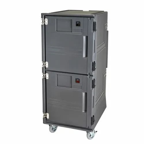 Cambro Pro Cart Ultra PCUHP615 Charcoal Gray Hot Food Pan Carrier