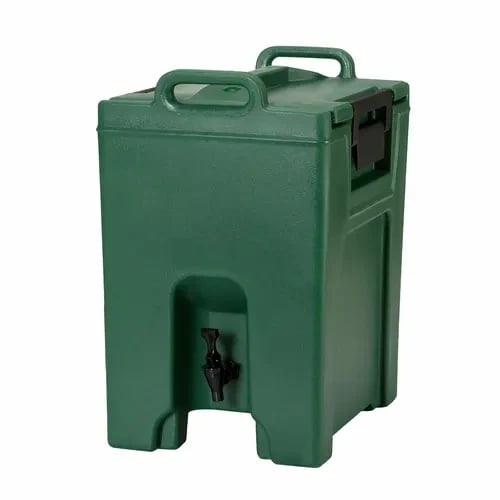 Cambro Camtainer UC1000519 10-1/2 Gallon Insulated Kentucky Green Beverage Dispenser