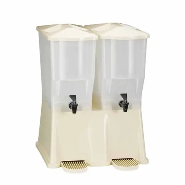 Tablecraft TW33DP Double 3-Gallon Slimline Cold Beverage Dispenser
