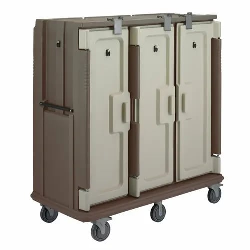 Cambro MDC1520T30194 Granite Sand Meal Delivery Cart
