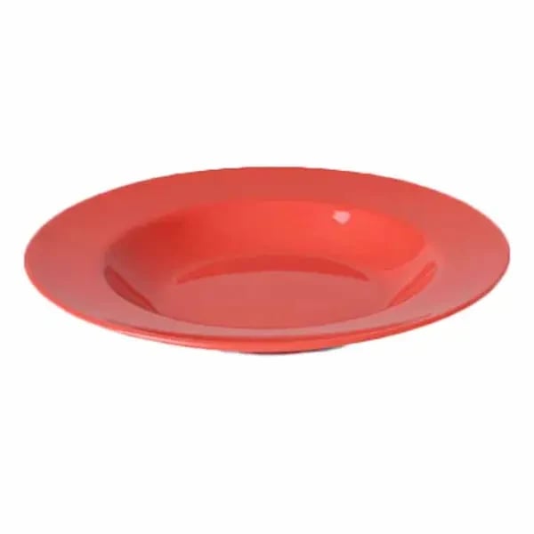Thunder Group CR5811RD Orange 16 oz. Melamine Pasta Bowl | Case of 12