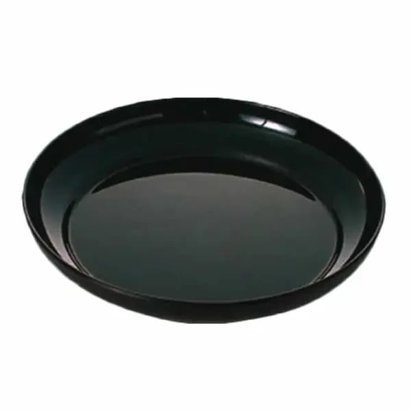 Thunder Group RF1112B Black Pearl 12" Round Melamine Platter | Case of 6