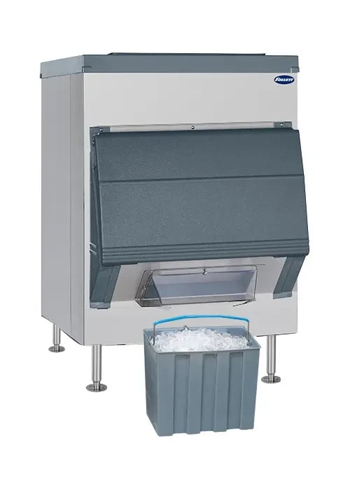 Follett Ice•DevIce™ Series DEV860SG-48-LP Gravity Dispense Ice Bin 860 Pound Capacity Polyethylene Interior Cube, Nugget Ice Compatibility