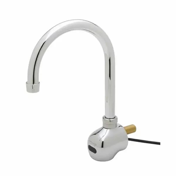 T&S 5EF-1D-WG-TMV Single Hole Wall Mount Equip Electronic Hands Free Sensor Faucet