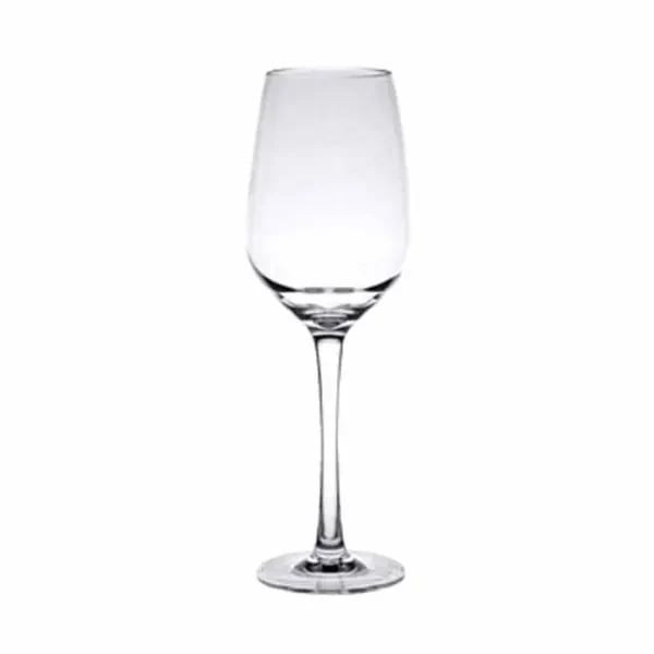 Thunder Group PLTHWG011RC 11 oz. Clear Polycarbonate Red Wine Glass | Case of 12