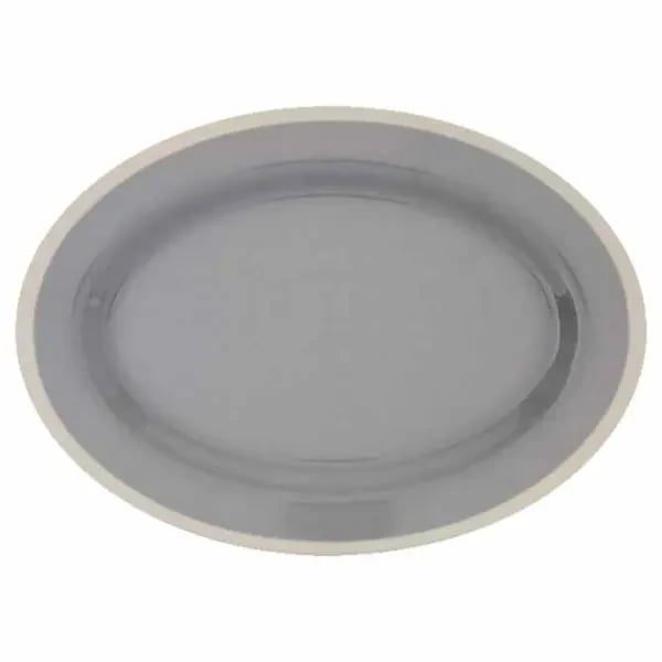 Thunder Group SD2121H Graham 21" x 15" Oval Melamine Platter | Case of 2