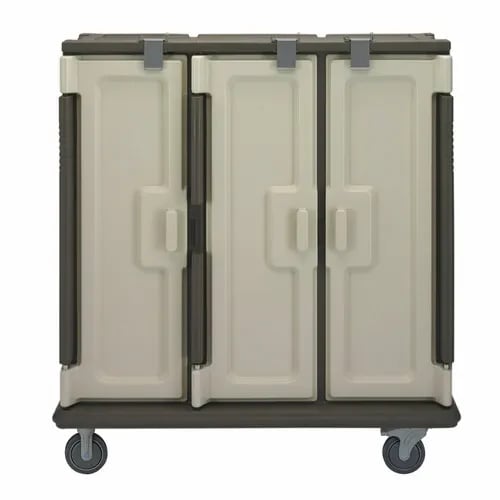 Cambro MDC1411T60194 Granite Sand Meal Delivery Cart