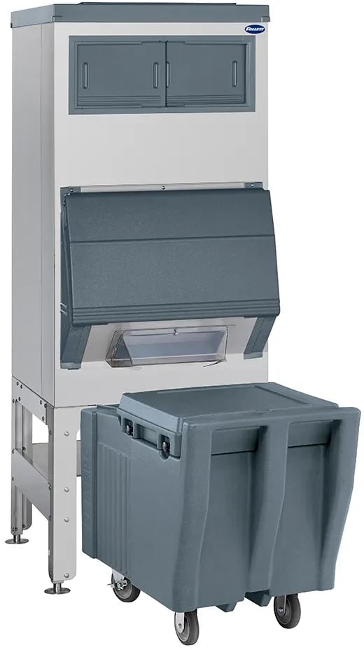 Follett Ice•DevIce™ Series DEV700SG-30-ICS125L Gravity Dispense Ice Bin 680 Pound Capacity Polyethylene Interior Cube, Nugget Ice Compatibility