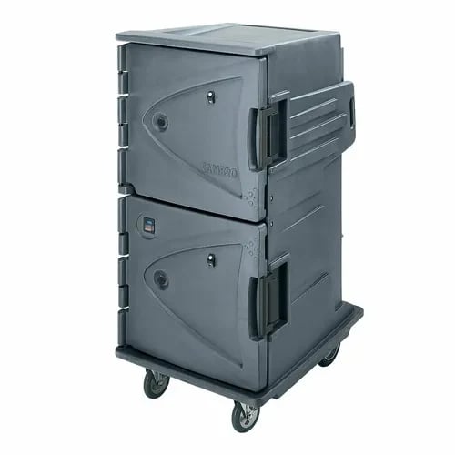 Cambro Camtherm CMBH1826TSC191 Granite Gray Hot Cart