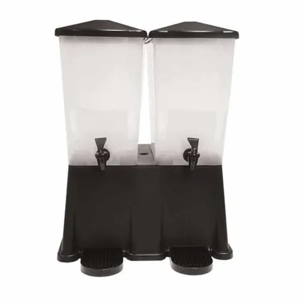 Tablecraft TW53DP Double 3-Gallon Slimline Cold Beverage Dispenser