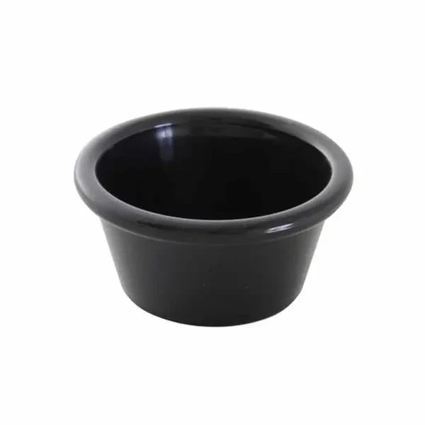 Thunder Group PL536BL1 2-1/2 oz. Black Plastic Ramekin | Case Of 12
