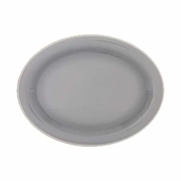 Thunder Group DM209H Graham 9-1/2" x 7-1/4" Oval Melamine Platter | Case of 12