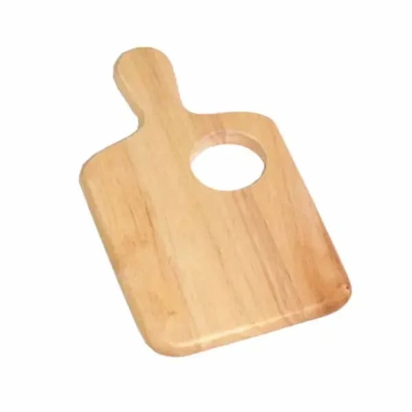 Tablecraft 79A Wood Bread Serving Board with Insert 13-1/2" x 7-1/2" x 3/4"