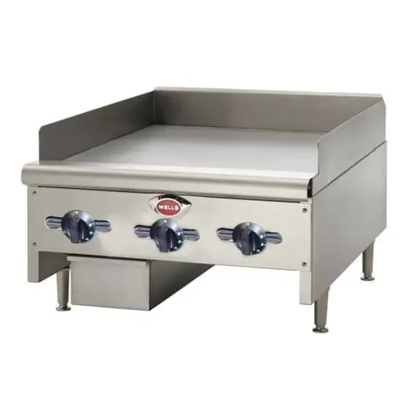 Wells HDTG-3630G Heavy Duty 90,000 BTU Thermostatic Control Gas Griddle 36"W