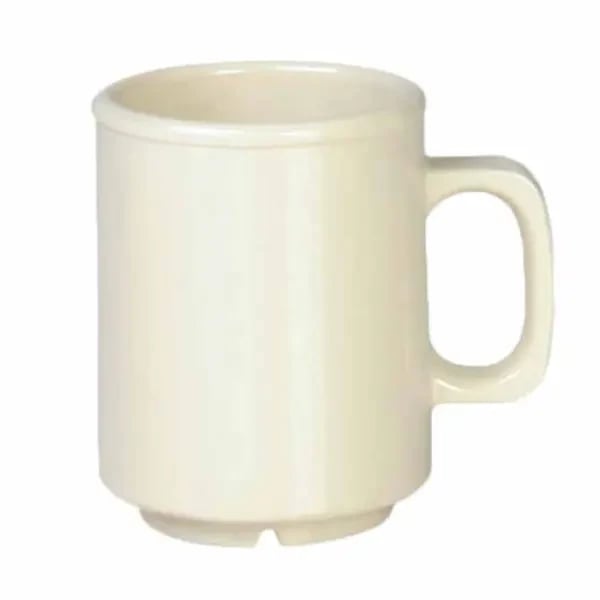 Thunder Group CR9010V Ivory 8 oz. Melamine Mug/Cup | Case of 12