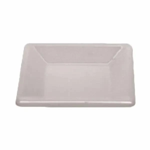Thunder Group PS3204W Passion White 4" x 4" Square Melamine Plate | Case of 12