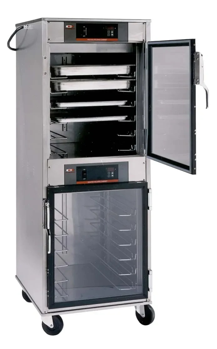 Carter-Hoffmann® hotLOGIX® Series HL8-1816 Freestanding Heated Holding Cabinet Max (16) 18" x 26" Trays Dual Cavity Style — 120V, 1PH — main image