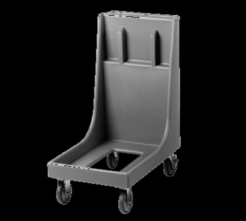 Cambro Camdolly CD100H615 Open Frame Charcoal Gray Food Carrier Dolly With Handle — main image