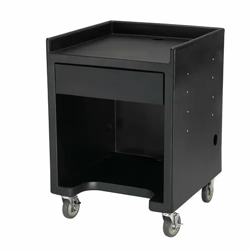 Cambro ES28110 Black Equipment Stand — main image