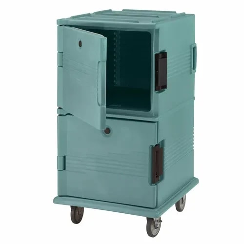 Cambro Ultra Cam Cart UPC1600401 Insulated Slate Blue Front Loader Food Carrier — main image