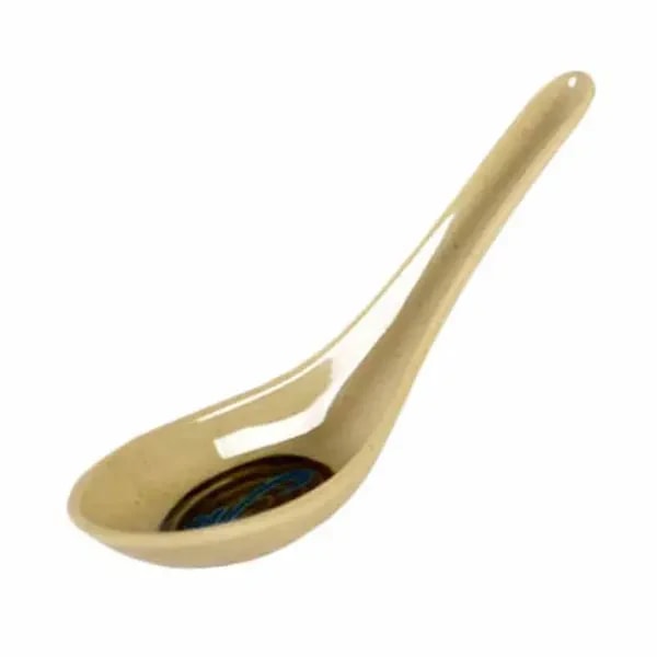 Thunder Group 7003J Wei 3/4 oz. Melamine Wonton Soup Spoon | Case of 60 — main image