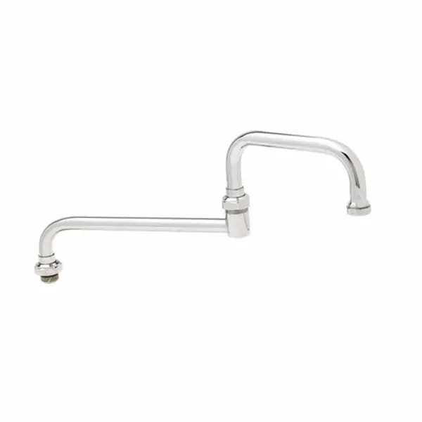 T&S 066X 12" Double Joint Swivel Faucet Spout Nozzle — main image