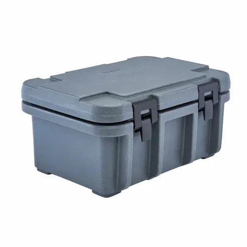 Cambro Ultra Pan Carrier UPC180191 Granite Gray Top Loader 8" Deep — main image