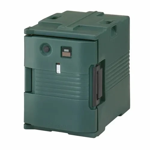 Cambro Ultra Pan Carrier UPCH400192 Insulated Granite Green Front Loader Food Carrier — main image