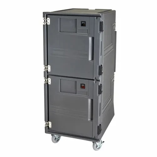 Cambro Pro Cart Ultra PCUCHSP615 Charcoal Gray Hot/Cold Cart — main image