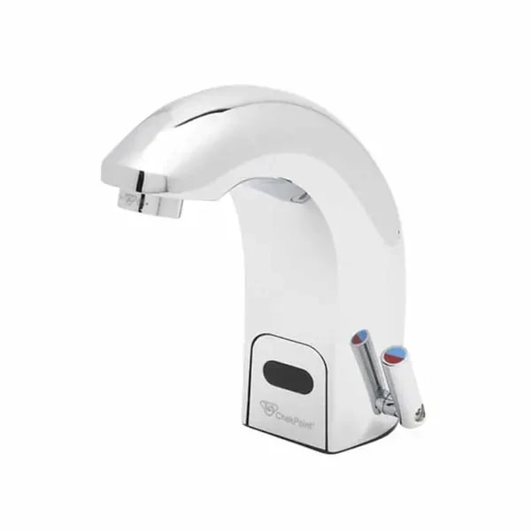 T&S EC-3142-VF05-HG Single Hole Deck Mount ChekPoint Electronic Hands Free Sensor Faucet — main image