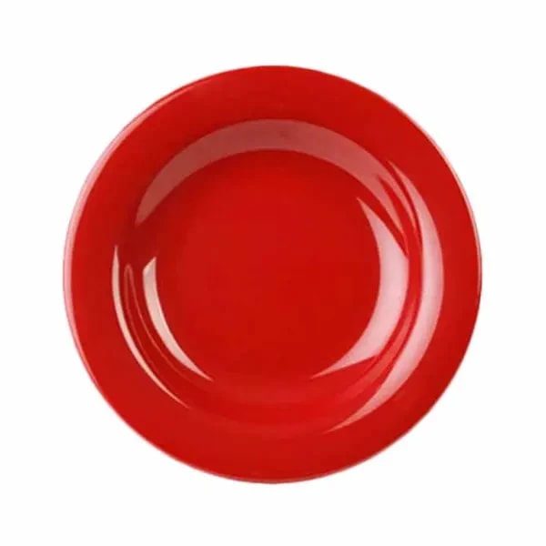 Thunder Group CR5809PR Pure Red 13 oz. Melamine Salad Bowl | Case of 12 — main image