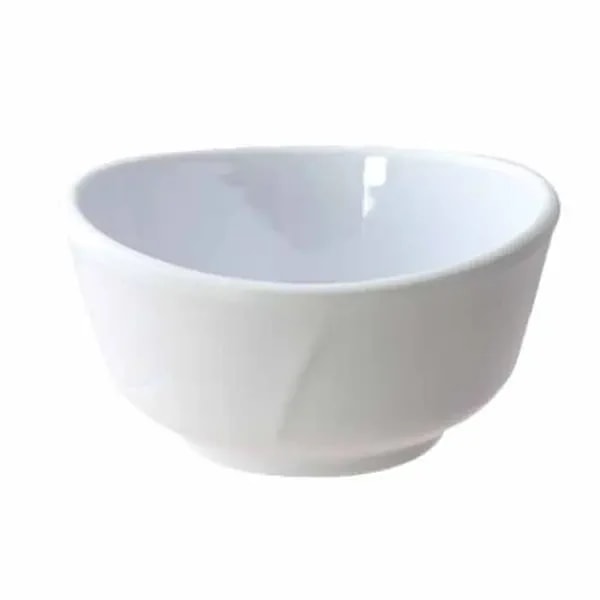 Thunder Group 39045WT Classic White 11 oz. Melamine Bowl | Case of 12 — main image