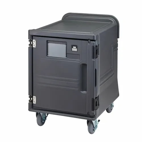 Cambro Pro Cart Ultra PCULCSP615 Electric Charcoal Gray Cold Front Loader Food Carrier — main image