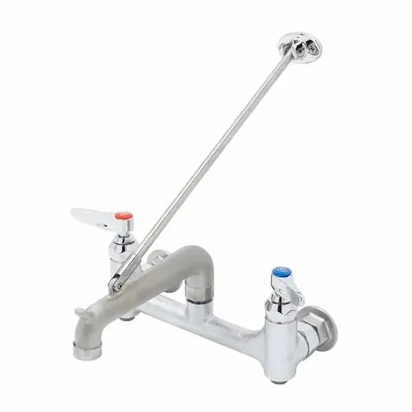 T&S B-0660-BSTP 8" Wall Mount Service Sink Faucet — main image