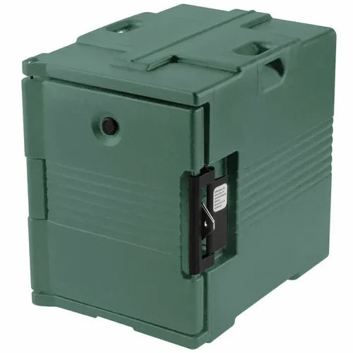 Cambro Ultra Pan Carrier UPC400SP192 Insulated Granite Green Front Loader Food Carrier — main image