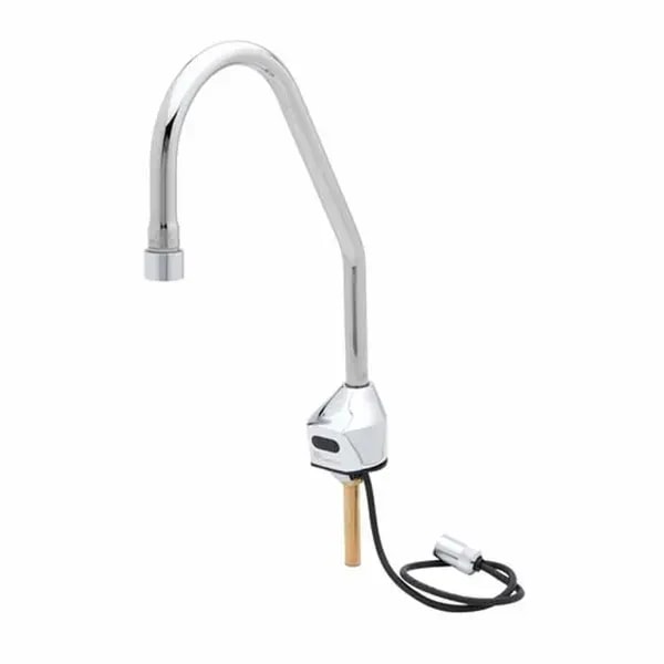 T&S EC-3100-LF22-SB Single Hole Deck Mount ChekPoint Electronic Hands Free Sensor Faucet — main image