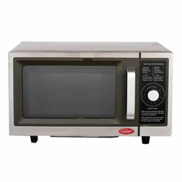 General GEW1000D 1 cu. ft. 1000 Watt Commercial Microwave Oven with Dial Timer 20"W — main image